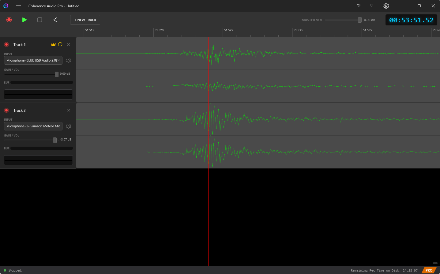 Drift Corrected Timeline